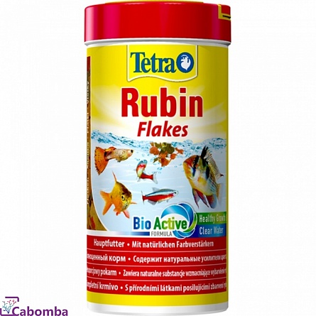 Корм Tetra Rubin Flakes для усиления цвета (250 мл), хлопья на фото
