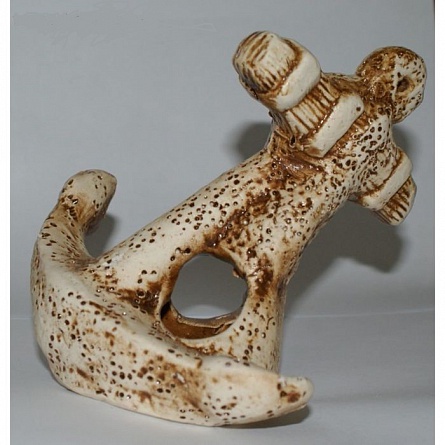 Декоративный элемент из керамики "ЯКОРЬ" фирмы Аква Лого (16х11 см) на фото