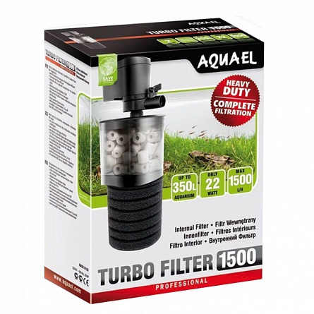 Фильтр внутренний AQUAEL Turbo 1500 (1500 л/ч, для аквариума 350 л) на фото