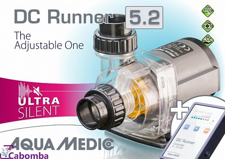 Помпа возвратная Aqua Medic DC Runner 5.2 (50 Ватт/5000 л/ч) + контроллер мощности на фото