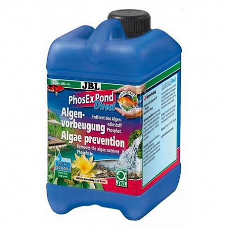 Средство для удаления фосфатов в водоемах "PhosEx Pond Direct" фирмы JBL, 2,5 литра/50 тыс л.  на фото
