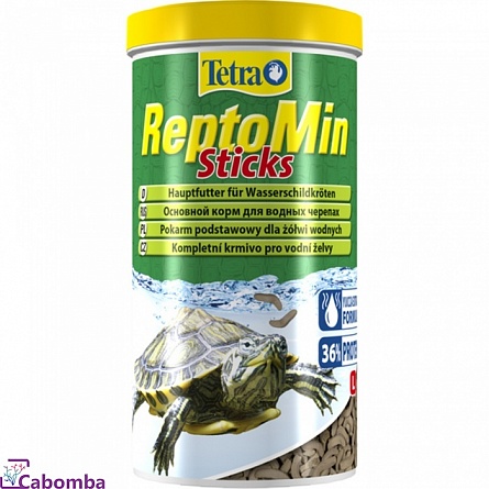 Корм Tetra ReptoMin Sticks для водных черепах (1000 мл) на фото