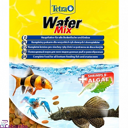 Корм Tetra Wafer Mix для донных рыб и ракообразных (15 гр) на фото