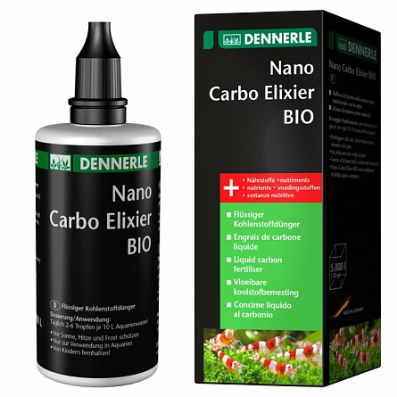 Жидкий углерод DENNERLE NANO CARBO ELIXIER BIO 250 мл для нано-аквариумов на фото