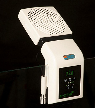 Вентилятор для аквариумов с термоконтроллером фирмы Teco, одинарный  на фото