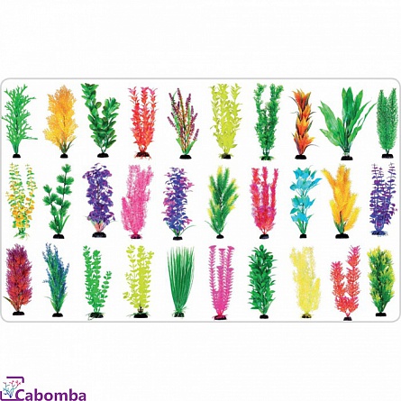 Пластиковое растение в ассортименте Mix фирмы Barbus (10 см) на фото