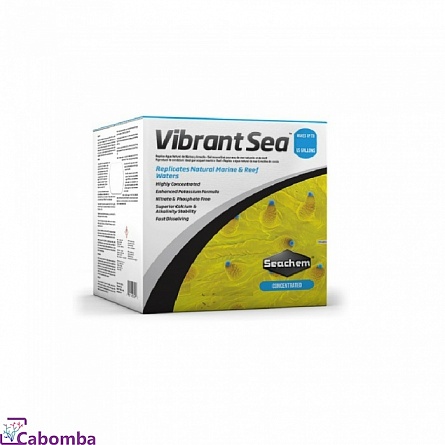 Соль морская Seachem Vibrant Sea 23 кг для 833 л. на фото
