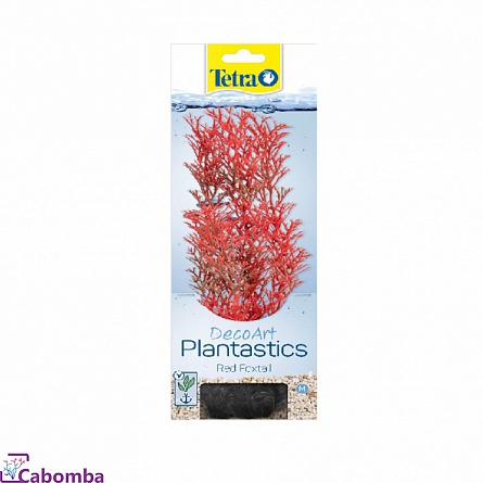 Декоративное растение из пластика “Перистолистник красный” М (Red Foxtail) фирмы Tetra (23 см)  на фото