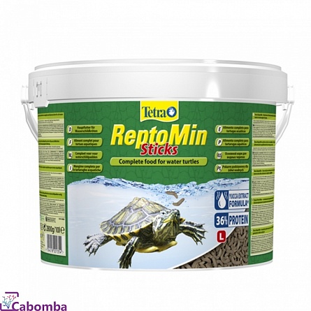 Корм Tetra ReptoMin Sticks для водных черепах (10 л) на фото