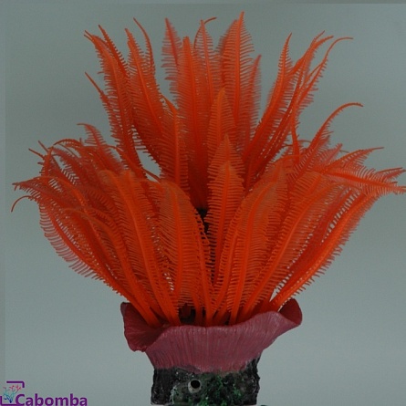 Коралл пластиковый красный (12х12х17 см) на фото