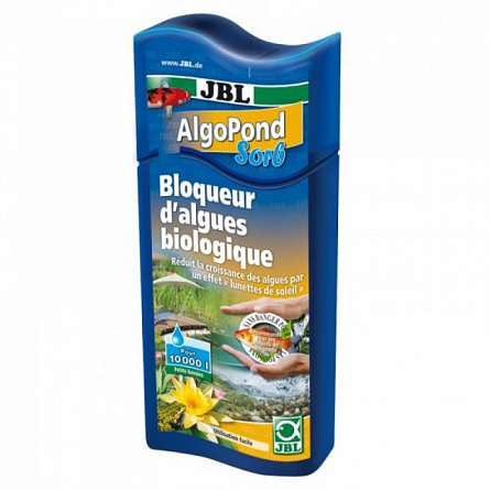 Средство против водорослей "AlgoPond Sorb" фирмы JBL, 500 мл, для 10000л  на фото