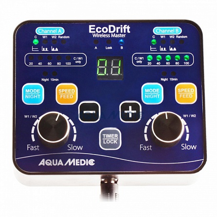 Беспроводной контроллер для помп Aqua Medic ECODrift 2-х канальный на фото