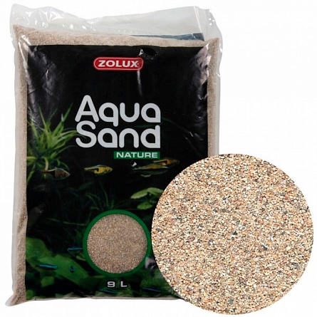Песчаный грунт ZOLUX AQUASAND SABLE LOIRE 9 л на фото