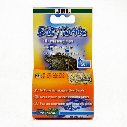 Средство для устранения запаха в акватеррариумах с черепахами "EasyTurtle" фирмы JBL, 25гр  на фото