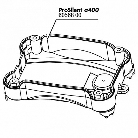 Нижняя часть корпуса PS a400 casing bottom для компрессора "ProSilent a400" фирмы JBL на фото