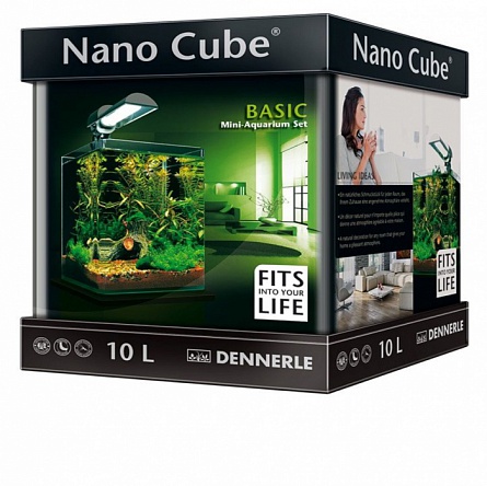 Аквариум Nano Cube Basic фирмы Dennerle (20х20х25/10 л) на фото
