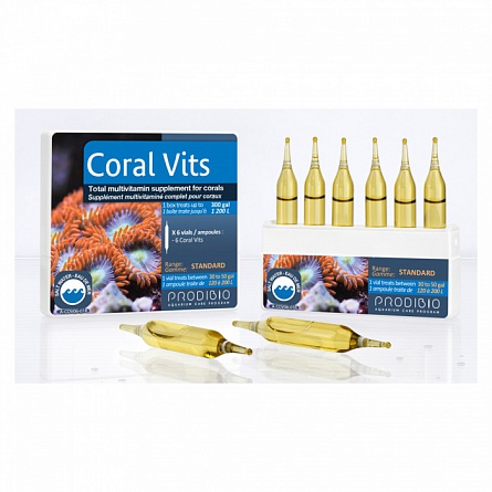 Поливитаминное средство для кораллов Prodibio Coral Vits (6 шт) на фото