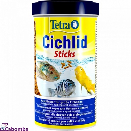 Корм Tetra Cichlid Sticks для больших цихлид (500 мл) на фото