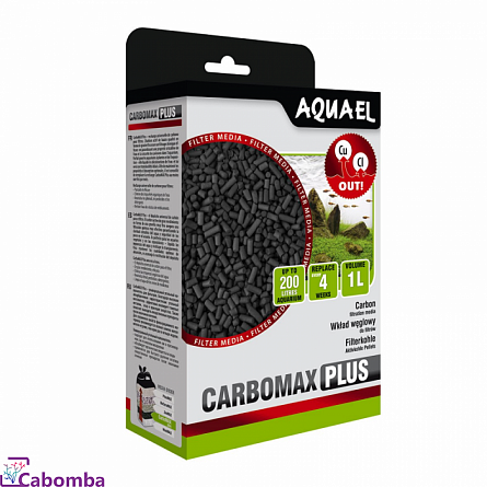 Наполнитель Aquael CARBOMAX plus уголь (1 л) на фото