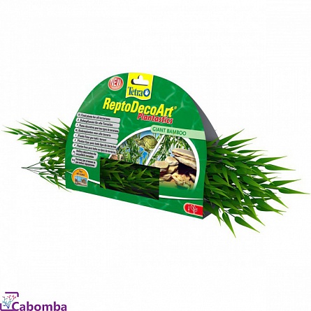 Декоративное растение ReptoDecoArt Plantastics GIANT BAMBOO "Гигантский бамбук " из пластика фирмы Tetra (90 см)  на фото