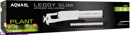 Навесной светодиодный модуль LEDDY SLIM PLANT 5W фирмы Aquael (5 Вт/8.000 К/30 см)  на фото