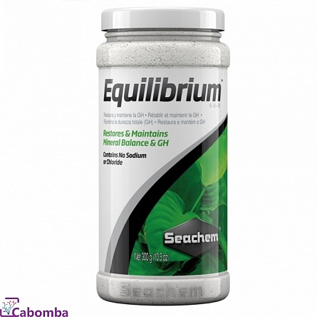 Добавка Seachem Equilibrium для корректировки GH (300 гр) на фото