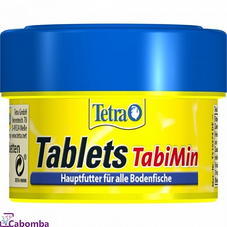Корм Tetra Tablets TabiMin для всех видов донных рыб (58 таб) на фото