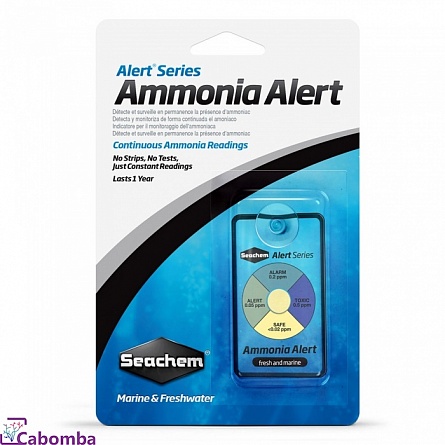 Тест SeaChem Ammonia Alert на аммиак (пресн/морск) на фото