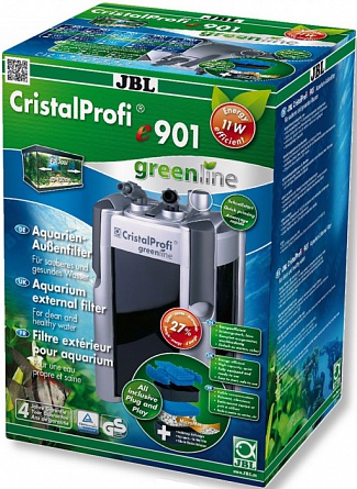 Фильтр внешний JBL Cristal Profi e901 greenline (900 л/ч, для аквариума до 300 л)  на фото