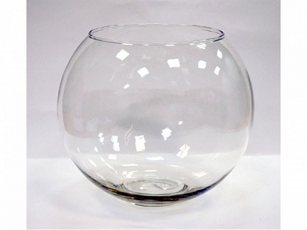 Аквариум-шар (1 литр), малого размера  на фото