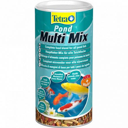 Кормовой микс для прудовых рыб Pond MultiMix фирмы Tetra,1 литр  на фото