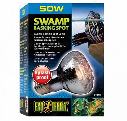 Сменная лампа дневного света "Swamp Glo" фирмы Hagen мощность 50 Вт (для черепах разных видов) на фото