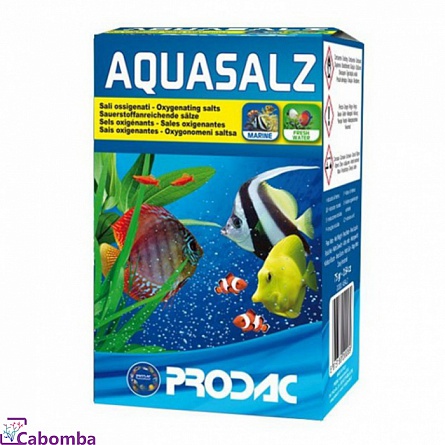 Средство “Prodac Aquasalz” для очищения воды в пресном и морском аквариуме (75 гр)  на фото