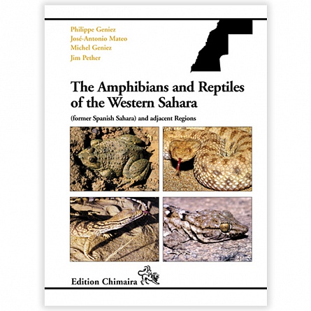 “Амфибии и рептилии Западной Сахары”/Philippe Geniez, Jose-Antonio Mateo, Michel Genies, Jim Pether/  на фото