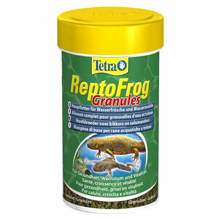 Tetra Repto-Frog: основной гранулированный корм для тритонов и лягушек, 100мл на фото