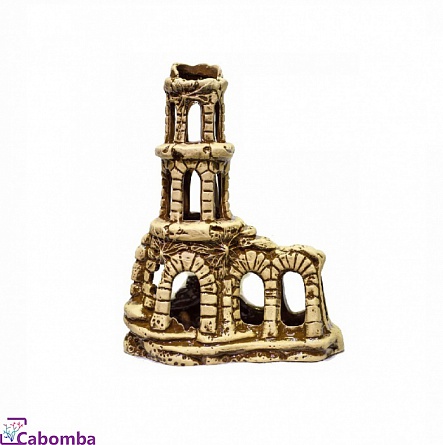 Декоративный элемент из керамики "Колокольня" фирмы Аква Лого (24x13x28 см)  на фото