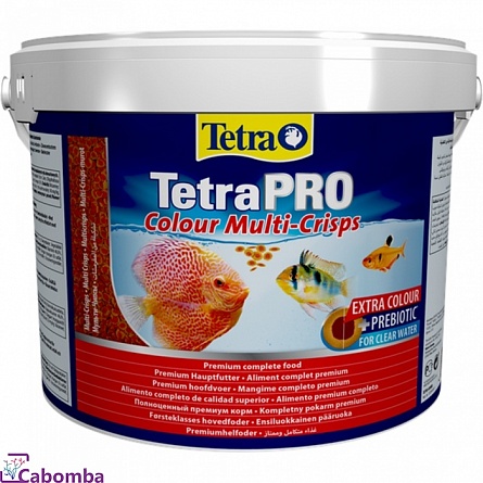 Корм TetraPRO Colour Multi-Crisps с добавками (10 л) на фото