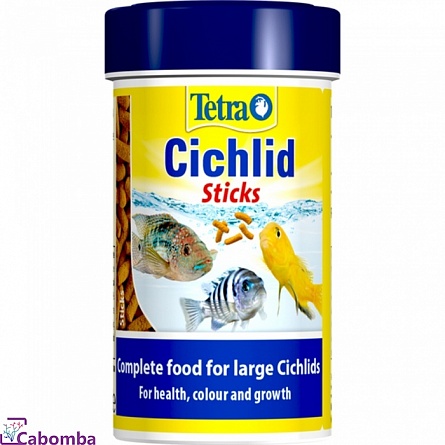 Корм Tetra Cichlid Sticks для больших цихлид (100 мл) на фото