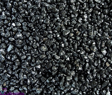 Крошка окрашенная Черная фирмы Barbus 2-4 мм 1 кг на фото