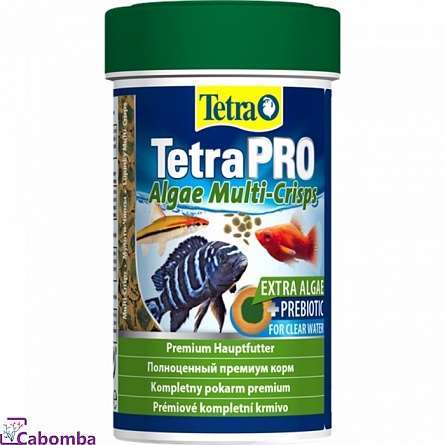 Корм TetraPRO Algae для растительноядных и тропических рыб (100 мл)  на фото