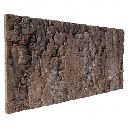 Пластина из коры пробкового дерева (60*30 см) Aquadeco, цена за кг.  на фото