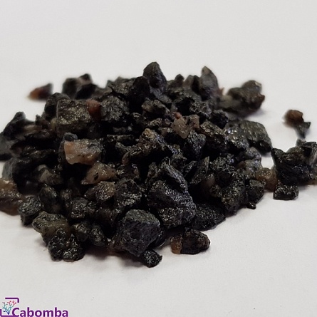Грунт натуральный черный "Габбро" 2,0-5,0 мм 25 кг на фото
