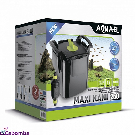 Фильтр внешний AQUAEL MAXI KANI 250 с выносной помпой (1000 л/ч, для аквариума 150-250 л) на фото
