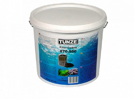 Угольный наполнитель фирмы "TUNZE" ( 5 литров ) на фото