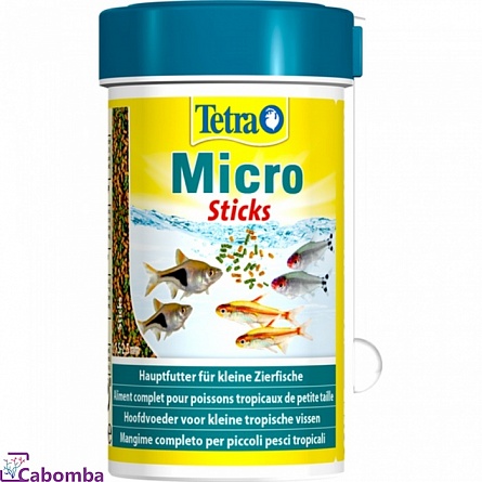 Корм для рыб TetraMicro Sticks 100 мл (микро палочки) на фото