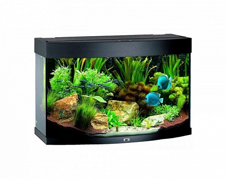 Панорамный аквариум VISION 180 фирмы JUWEL (92х41х55 см/чёрный/180 л)  на фото