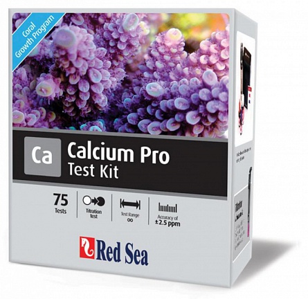 Тест "Calcium test Kit" на содержание кальция Ca фирмы RED SEA (75 изм)  на фото