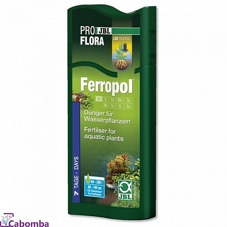 Удобрение комплексное "FERROPOL" для пресноводных растений фирмы JBL 250 мл  на фото