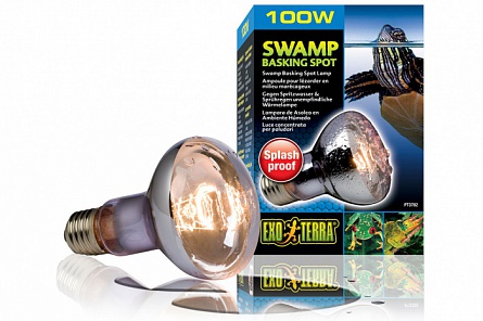 Лампа накаливания "Swamp Glo" фирмы Hagen для черепах (болотные и водяные), мощность 100 Ватт на фото