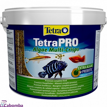 Корм TetraPRO Algae Multi-Crisps для растительноядных рыб (10 л) на фото